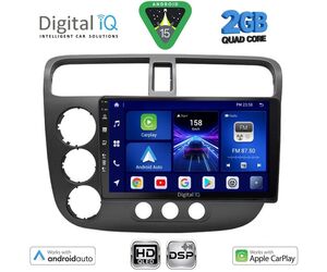 DIGITAL IQ BXC 3187_CPAA (9inc) MULTIMEDIA TABLET for HONDA CIVIC 4D mod. 2001-2006