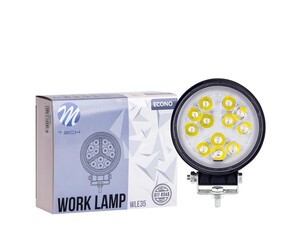 ΠΡΟΒΟΛΕΑΣ ΕΡΓΑΣΙΑΣ 12-30V 54W 47XSMD LED max1100lm ΔΙΑΜΕΤΡΟΣ:10cm COMBO ΣΤΡΟΓΓΥΛΟΣ ECONO M-TECH -1 ΤΕΜ.