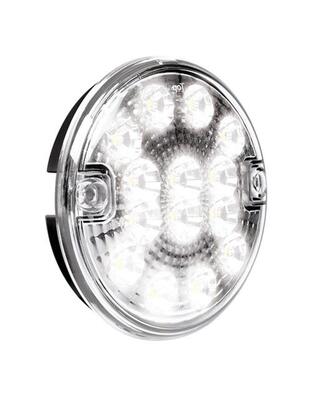 ΦΩΣ ΦΟΡΤΗΓΟΥ ΠΙΣΩ 12/24V 14LED ΔΙΑΦΑΝΟ ΣΤΡΟΓΓΥΛΟ 140mm 1ΤΕΜ.