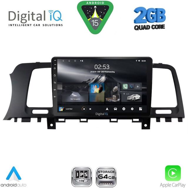 DIGITAL IQ RSD 1462_CPA (9inc) MULTIMEDIA TABLET for NISSAN MURANO mod. 2007-2014
