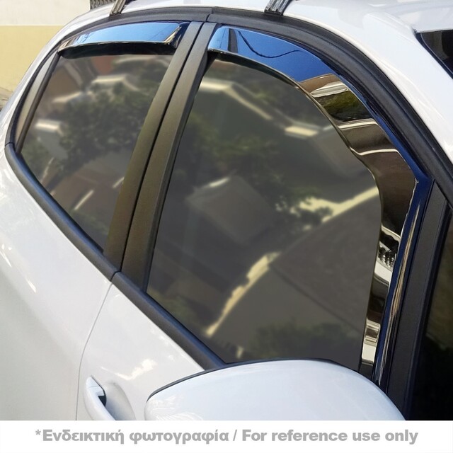 ΑΝΕΜΟΘΡΑΥΣΤΕΣ ΓΙΑ SUBARU FORESTER (SL) 5D 2024+ ΣΕΤ ΑΥΤΟΚΙΝΗΤΟΥ ΑΠΟ ΕΥΚΑΜΠΤΟ ΦΙΜΕ ΠΛΑΣΤΙΚΟ HEKO - 4 ΤΕΜ