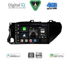 DIGITAL IQ BXF 16721_CPAA (10inc) MULTIMEDIA TABLET for TOYOTA HILUX mod. 2017-2026