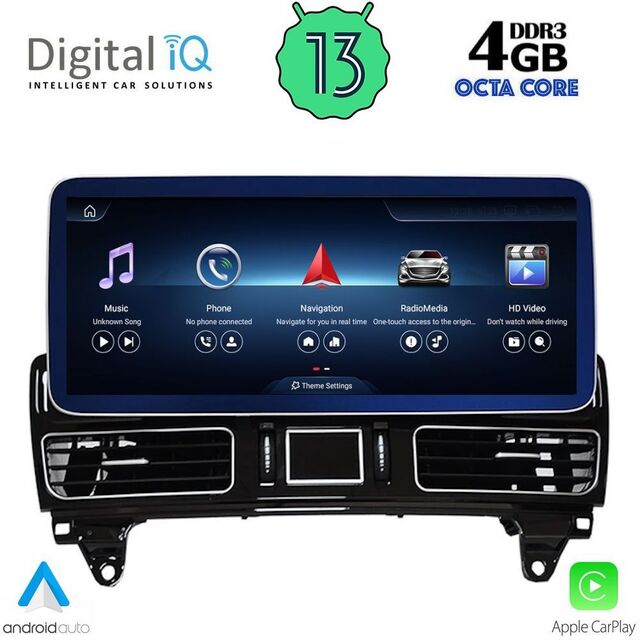 DIGITAL IQ TPG 15989_CPA (12.3inc) (NTG 5.0) MULTIMEDIA SYSTEM for MERCEDES GLE mod. 2015-2019