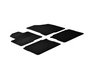 LAMPA - ΠΑΤΑΚΙΑ ΑΥΤΟΚΙΝΗΤΟΥ ΑΠΟ ΛΑΣΤΙΧΟ ΓΙΑ HYUNDAI SANTA FE 01/2005-09/2012 ΣΕ ΜΑΥΡΟ ΧΡΩΜΑ ΧΩΡΙΣ ΚΟΥΜΠΩΜΑΤΑ - 4 ΤΕΜ.