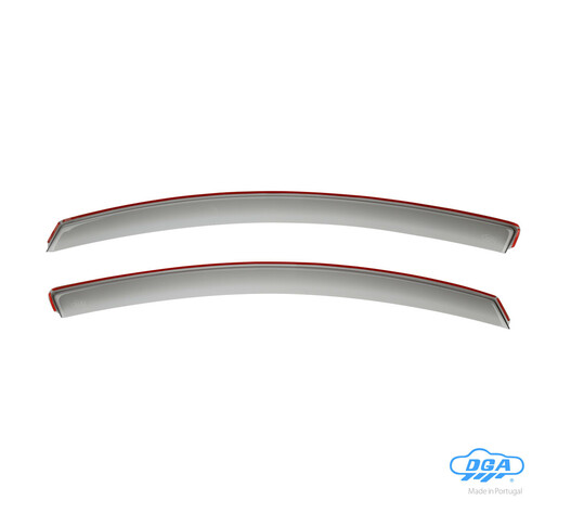 ΖΕΥΓΑΡΙ ΜΠΡΟΣΤΙΝΟΙ ΑΝΕΜΟΘΡΑΥΣΤΕΣ ΓΙΑ TOYOTA YARIS 5D 2011-2020  ΑΠΟ ΕΥΚΑΜΠΤΟ ΧΥΤΟ ΑΚΡΥΛΙΚΟ ΓΥΑΛΙ DGA - 2 ΤΕΜ.