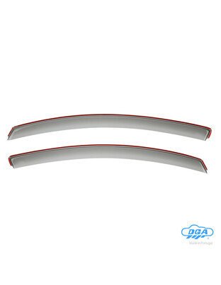 ΖΕΥΓΑΡΙ ΜΠΡΟΣΤΙΝΟΙ ΑΝΕΜΟΘΡΑΥΣΤΕΣ ΓΙΑ TOYOTA YARIS 5D 2011-2020  ΑΠΟ ΕΥΚΑΜΠΤΟ ΧΥΤΟ ΑΚΡΥΛΙΚΟ ΓΥΑΛΙ DGA - 2 ΤΕΜ.