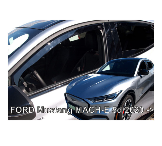 ΑΝΕΜΟΘΡΑΥΣΤΕΣ ΓΙΑ FORD MUSTANG MACH-E 5D 2020+ ΣΕΤ ΑΥΤΟΚΙΝΗΤΟΥ ΑΠΟ ΕΥΚΑΜΠΤΟ ΦΙΜΕ ΠΛΑΣΤΙΚΟ HEKO - 4 ΤΕΜ.
