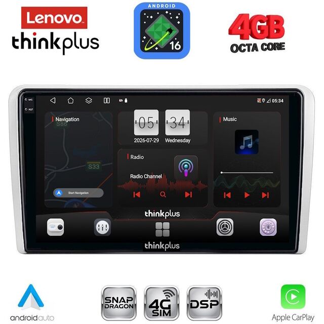 LENOVO LTG 7481SL_CPA (9inc) MULTIMEDIA TABLET for OPEL ALL mod. 2004-2014 (SILVER)
