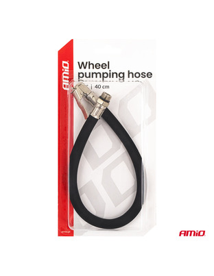 Amio – Σωλήνας Φουσκώματος Ελαστικού 1/4" 40cm με Standard Άκρα για Σταθερή Σύνδεση & Εύκολη Χρήση – 1 Τεμ. (04503/AM)