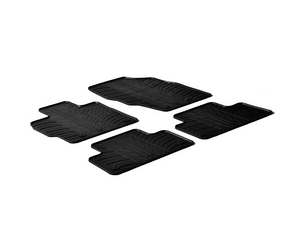 LAMPA - ΠΑΤΑΚΙΑ ΑΥΤΟΚΙΝΗΤΟΥ ΑΠΟ ΛΑΣΤΙΧΟ ΓΙΑ MAZDA CX-7 06/2007-12/2013 ΣΕ ΜΑΥΡΟ ΧΡΩΜΑ ME ΚΟΥΜΠΩΜΑΤΑ - 4 ΤΕΜ.