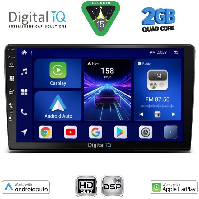 DIGITAL IQ BXC 3722_CPAA (9inc) MULTIMEDIA TABLET for TOYOTA LANDCRUISER mod. 1998-2003