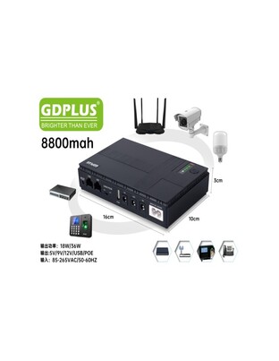 ΠΟΛΥΛΕΙΤΟΥΡΓΙΚΟ POWER BANK 18W/8.800mAh GD-03800