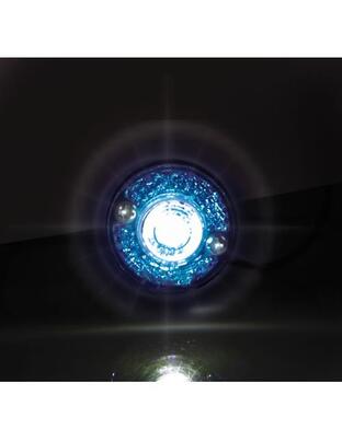 Φώτα Ογκου Φορτηγού 24V 1 Led 2τεμ Μπλε B-1