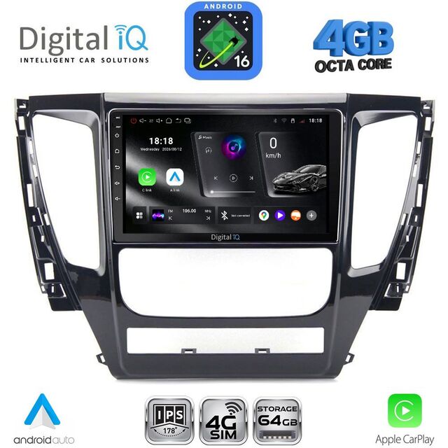 DIGITAL IQ RTG 6447A_CPA (9inc) MULTIMEDIA TABLET for MITSUBISHI PAJERO mod. 2013-2020