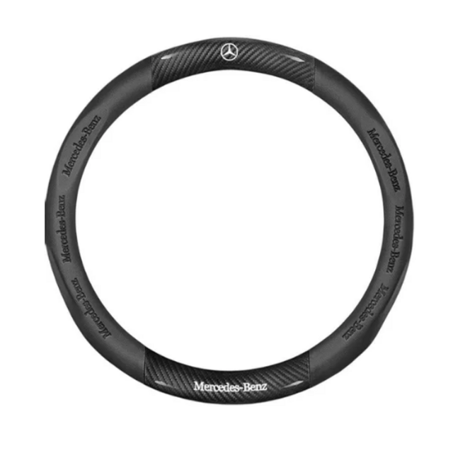 Κάλυμμα τιμονιού δερματίνη/look carbon 38cm - Mercedes-Benz