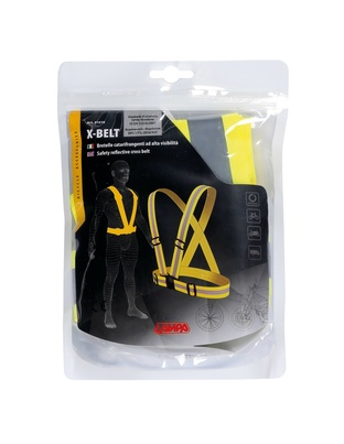 ΑΝΑΚΛΑΣΤΙΚΗ ΖΩΝΗ X-BELT ΜΕ ΧΙΑΣΤΙ ΤΙΡΑΝΤΕΣ (ΦΩΣΦΟΡΙΖΕ/ΚΙΤΡΙΝΟ/ΠΟΛΥΕΣΤΕΡΙΚΟ) - 1 ΤΕΜ.
