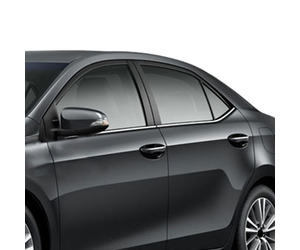 TRIM  ΠΑΡΑΘΥΡΩΝ ΑΥΤΟΚΟΛΛΗΤΑ ΧΡΩΜΙΟΥ 4ΤΕΜ. ΓΙΑ TOYOTA COROLLA 4D 2014+