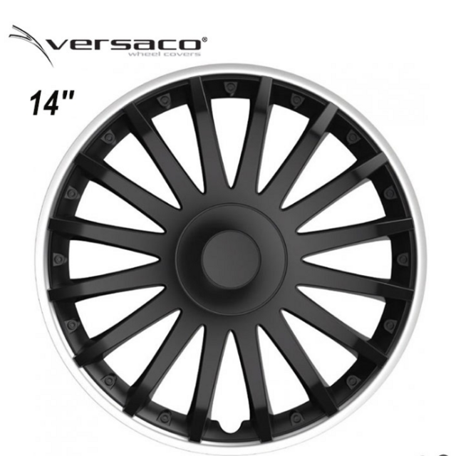 Τάσια ζαντών 14'' Versaco Crystal SO Black