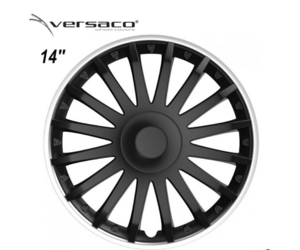 Τάσια ζαντών 14'' Versaco Crystal SO Black