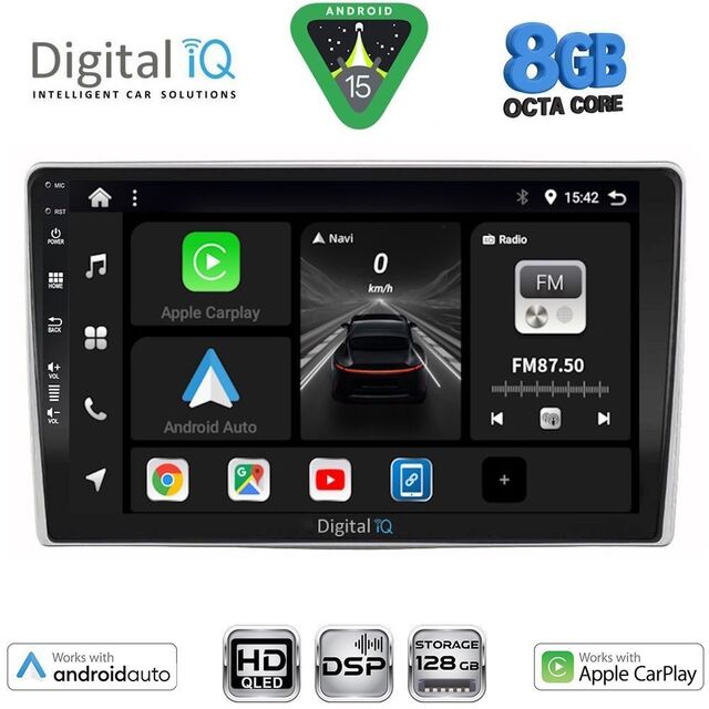 DIGITAL IQ BXF 18028_CPAA (9inc) MULTIMEDIA TABLET for ALFA ROMEO MITO mod. 2008-2018