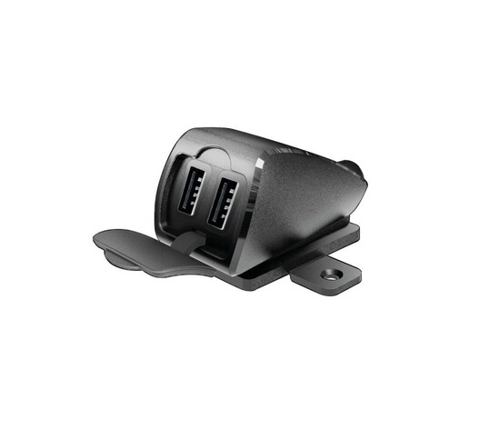 ΦΟΡΤΙΣΤΗΣ USB ΔΙΠΛΟΣ TREK 2 12/24V 5400mA ΜΕ ΒΑΣΗ ΣΤΗΡΙΞΗΣ ΒΙΔΩΤΗ ΚΑΙ ΚΑΛΩΔΙΟ 150cm ΑΔΙΑΒΡΟΧΟΣ