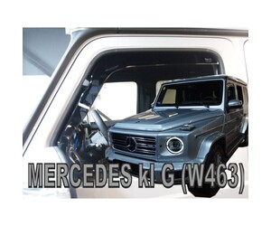 ΑΝΕΜΟΘΡΑΥΣΤΕΣ ΓΙΑ MERCEDES KLAS G W463 3D/5D 2018+ ΖΕΥΓΑΡΙ ΑΠΟ ΕΥΚΑΜΠΤΟ ΦΙΜΕ ΠΛΑΣΤΙΚΟ HEKO - 2 ΤΕΜ.