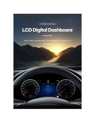 DIGITAL IQ DDD 991_DC (12.3in) DIGITAL CLUSTER for MERCEDES E CLASS (W212) mod. 2009-2011 with NTG 4.0