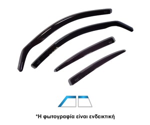 ΑΝΕΜΟΘΡΑΥΣΤΕΣ ΓΙΑ HUMMER H2 2002-2009 5D ΣΕΤ ΑΥΤΟΚΙΝΗΤΟΥ ΑΠΟ ΕΥΚΑΜΠΤΟ ΦΙΜΕ ΠΛΑΣΤΙΚΟ HEKO - 4 ΤΕΜ.