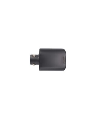 ΑΚΡΟ (ΜΠΟΥΚΑ) ΕΞΑΤΜΙΣΗΣ ΟΒΑΛ ΜΑΥΡΗ 135x75mm ΜΗΚΟΣ:215mm /ΔΙΑΜΕΤΡΟ ΣΩΛΗΝΑ 37-60mm TRX16N SIMONI RACING - 1 TEM.