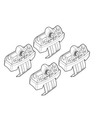 ΑΚΡΑ ΓΙΑ ΜΠΑΡΕΣ NORDRIVE ΓΙΑ SKODA FABIA 5D 02/15+ KIT