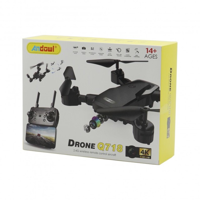 ΑΝΑΔΙΠΛΟΥΜΕΝΟ DRONE ΜΕ 4K ΚΑΜΕΡΑ ANDOWL Q718