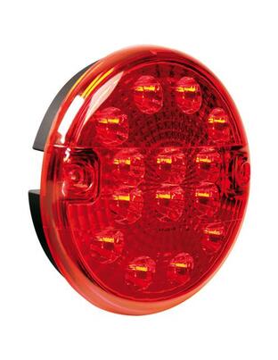 ΦΩΣ ΦΟΡΤΗΓΟΥ ΠΙΣΩ 12/24V 14LED ΚΟΚΚΙΝΟ ΣΤΡΟΓΓΥΛΟ 140mm 1ΤΕΜ.