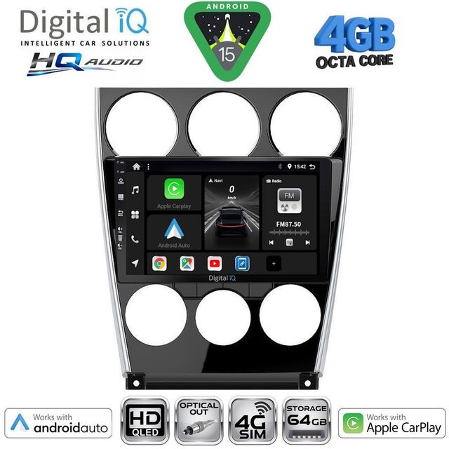 DIGITAL IQ BXK 19375_CPAA (9inc) MULTIMEDIA TABLET for MAZDA 6 (FACELIFT) mod. 2005-2008