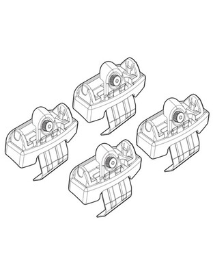 ΑΚΡΑ ΓΙΑ ΜΠΑΡΕΣ NORDRIVE ΓΙΑ AUDI A4 4D 11-15+ KIT