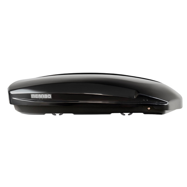 Menabo - Μπαγκαζιέρα Οροφής Satellite 550 Duo Black Crab με Δαγκάνες σε Μαύρο Γυαλιστερό Χρώμα από ABS Πλαστικό με Διαστάσεις 198x94x36 cm - 1 Τεμ. (16930/MB)