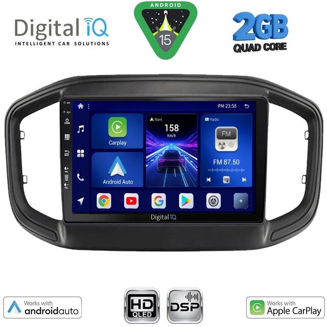 DIGITAL IQ BXC 3147_CPAA (9inc) MULTIMEDIA TABLET for FIAT STRADA mod. 2020-2026