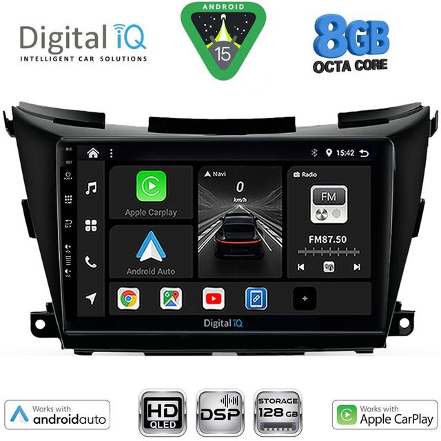 DIGITAL IQ BXF 18462B_CPAA (9inc) MULTIMEDIA TABLET for NISSAN MURANO mod. 2017-2025