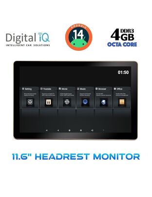 DIGITAL IQ CV6010_HR (11.6” HEADREST MONITOR)