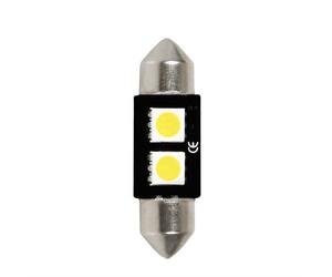 ΛΑΜΠΑΚΙ ΠΛΑΦΟΝΙΕΡΑΣ C5W 12V 10x36mm HYPER-LED6 ΛΕΥΚΟ 2SMDx3chips (ΔΙΠΛΗΣ ΠΟΛΙΚΟΤΗΤΑΣ- CAN-BUS) 1ΤΕΜ.