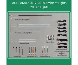 DIQ AMBIENT AUDI A6/A7 (Digital iQ Ambient Light for Audi A6/A7 mod. 2012-2018 with 20 Lights)