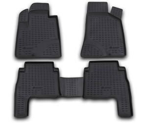 ΠΑΤΑΚΙΑ ΣΕ ΣΚΑΦΗ TPE ΛΑΣΤΙΧΟ ΓΙΑ HYUNDAI SANTA FE 2006-2010  ΣΕ ΜΑΥΡΟ ΧΡΩΜΑ NOVLINE - 4 ΤΕΜ.