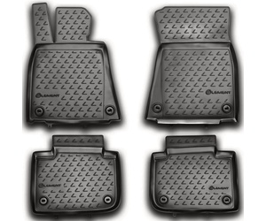 ΠΑΤΑΚΙΑ ΣΕ ΣΚΑΦΗ TPE ΛΑΣΤΙΧΟ ΓΙΑ LEXUS GS250 2012+  ΣΕ ΑΝΘΡΑΚΙ ΣΚΟΥΡΟ ΓΚΡΙ ΧΡΩΜΑ NOVLINE - 4 ΤΕΜ.