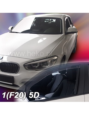 ΑΝΕΜΟΘΡΑΥΣΤΕΣ ΓΙΑ BMW ΣΕΙΡΑ 1 F20 5D 2011-2019 ΖΕΥΓΑΡΙ ΑΠΟ ΕΥΚΑΜΠΤΟ ΦΙΜΕ ΠΛΑΣΤΙΚΟ HEKO - 2 ΤΕΜ.