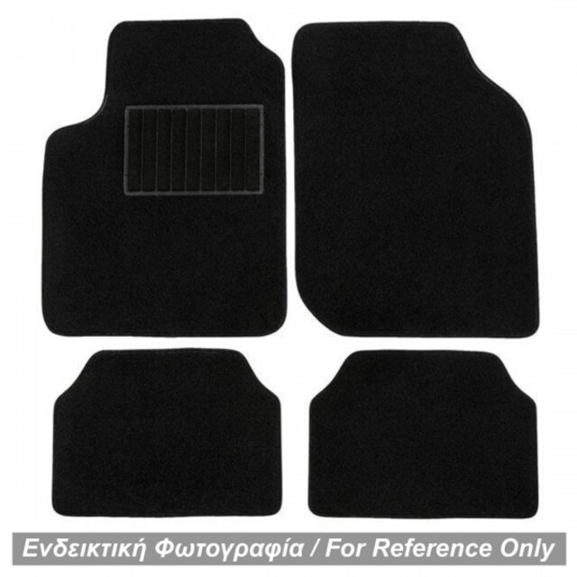 ΠΑΤΑΚΙΑ ΜΟΚΕΤΑ ΓΙΑ MITSUBISHI LANCER/EVO 2006+  ΜΑΥΡΑ PREMIUM ΜΕ LOGO - 4ΤΕΜ.