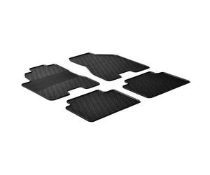 LAMPA - ΠΑΤΑΚΙΑ ΑΥΤΟΚΙΝΗΤΟΥ ΑΠΟ ΛΑΣΤΙΧΟ ΓΙΑ HYUNDAI TUCSON 08/2004-02/2010 / KIA SPORTAGE 11/2004-08/2010 ΣΕ ΜΑΥΡΟ ΧΡΩΜΑ ΧΩΡΙΣ ΚΟΥΜΠΩΜΑΤΑ - 4 ΤΕΜ.