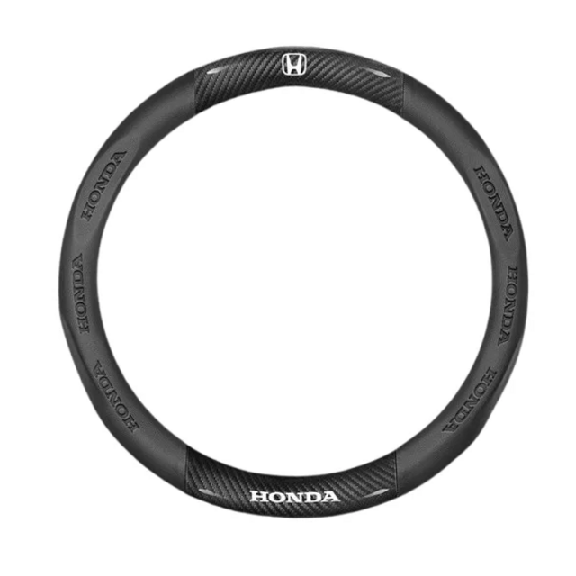 Κάλυμμα τιμονιού δερματίνη/look carbon 38cm - Honda