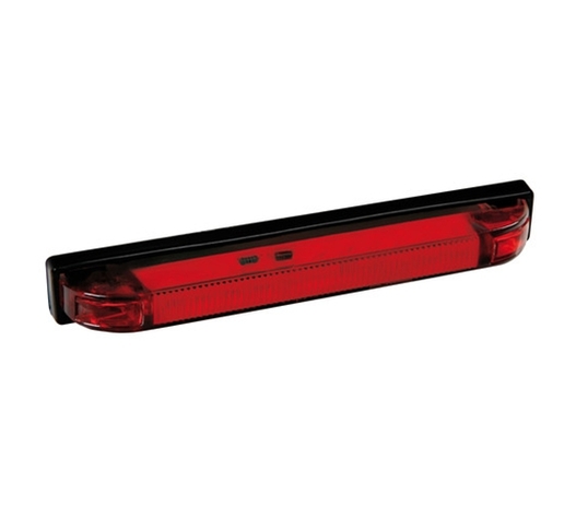 ΦΩΣ ΦΟΡΤΗΓΟΥ 12LED ΚΟΚΚΙΝΟ 24V 155mm