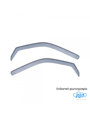 ΖΕΥΓΑΡΙ ΜΠΡΟΣΤΙΝΟΙ ΑΝΕΜΟΘΡΑΥΣΤΕΣ ΓΙΑ VW TRANSPORTER / CARAVELLE 2/4D 1990-2003 ΑΠΟ ΕΥΚΑΜΠΤΟ ΧΥΤΟ ΑΚΡΥΛΙΚΟ ΓΥΑΛΙ (CAST ACRYLIC GLASS) DGA - 2 ΤΕΜ.
