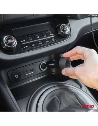 Amio - ΦΟΡΤΙΣΤΗΣ ΑΝΑΠΤΗΡΑ ΜΕ 4 ΘΥΡΕΣ 2xUSB-A+2xUSB-C 50W ΜΑΥΡΟ - 1 Τεμ. (04284/AM)