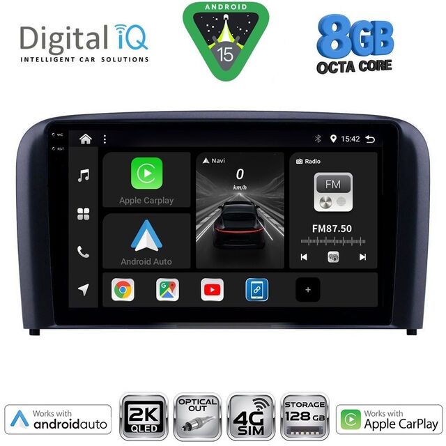 DIGITAL IQ BXK 20786_CPAA (9inc) MULTIMEDIA TABLET for VOLVO S80 mod. 1998-2006
